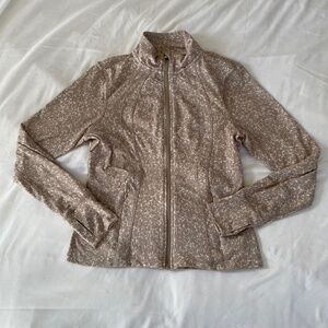 Danskin Run Jacket Yoga Full Zip THUMBHOLES & POCKET Size S